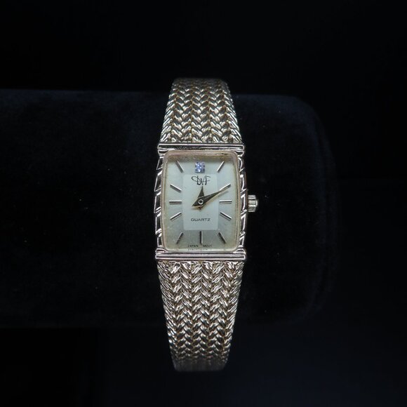 Gold Plated Mesh Stainless Steal Watch main image 3